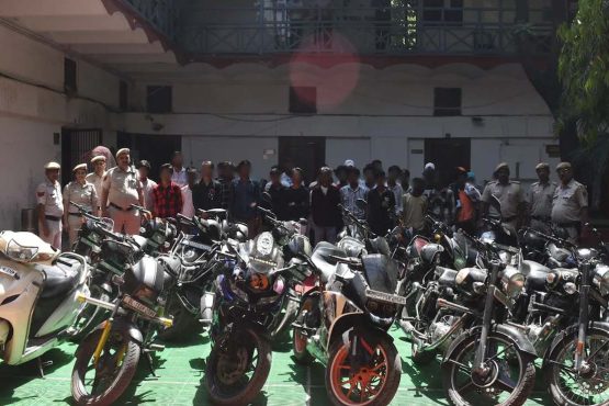 Group of 28 bikers perform stunts on Delhi road, all arrested