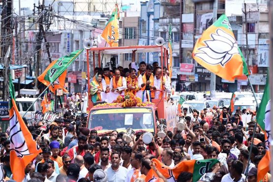 Lok Sabha Elections 2024: BJP's Alok Sharma Files Nomination From Bhopal, Campaigns With Shivraj In Holds Huge Road