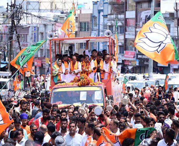 Lok Sabha Elections 2024: BJP's Alok Sharma Files Nomination From Bhopal, Campaigns With Shivraj In Holds Huge Road