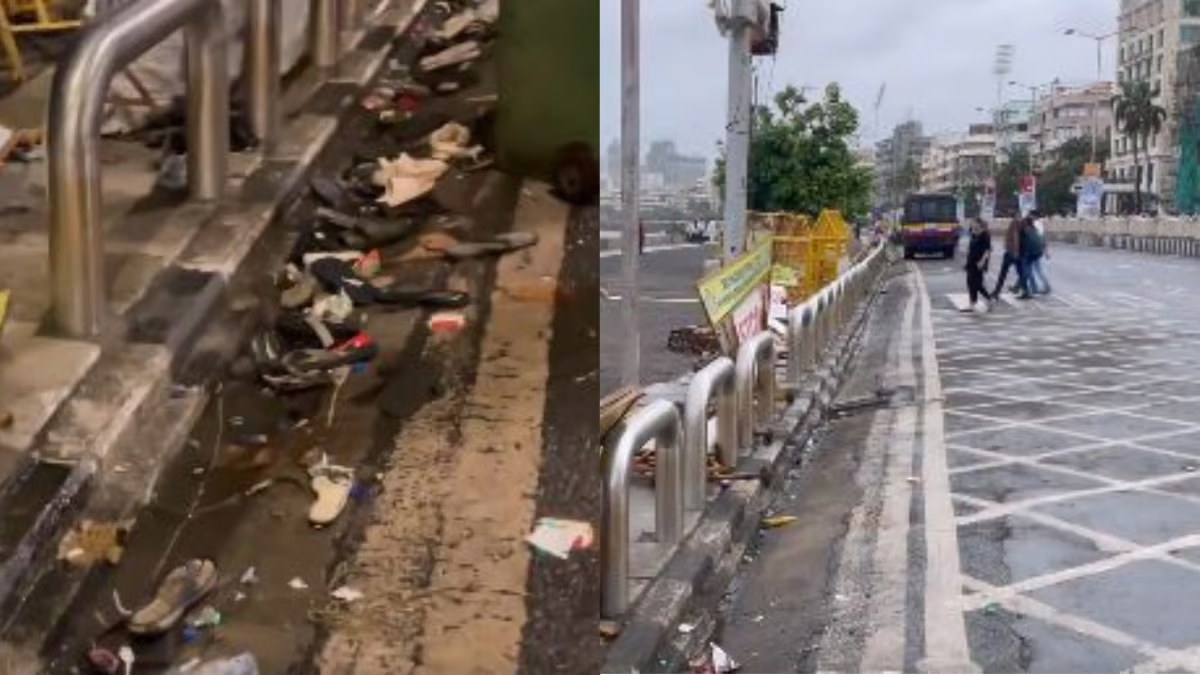 World Cup Victory Parade: After Revelry Of Thousands, Sanitation Workers Clean-Up Marine Drive Within Hours