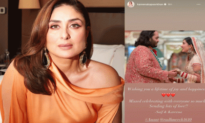 Kareena Kapoor Khan Sends 'Love' To Anant Ambani, Radhika Merchant After Skipping Their Wedding: 'Missed Celebrating With Everyone'