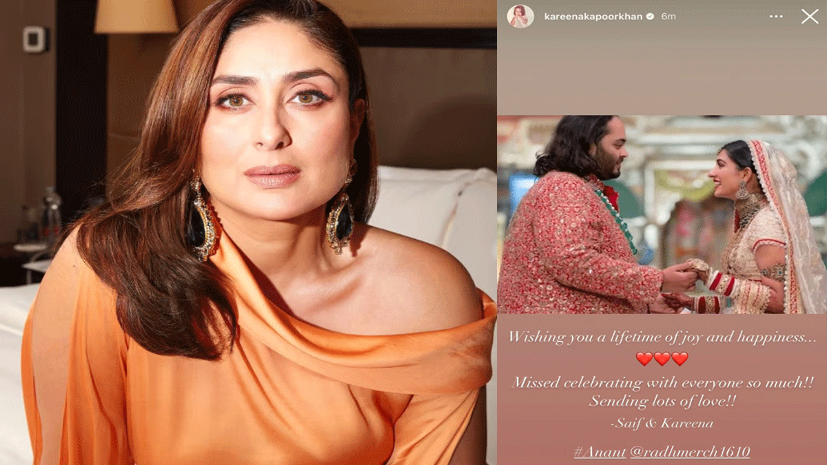 Kareena Kapoor Khan Sends 'Love' To Anant Ambani, Radhika Merchant After Skipping Their Wedding: 'Missed Celebrating With Everyone'