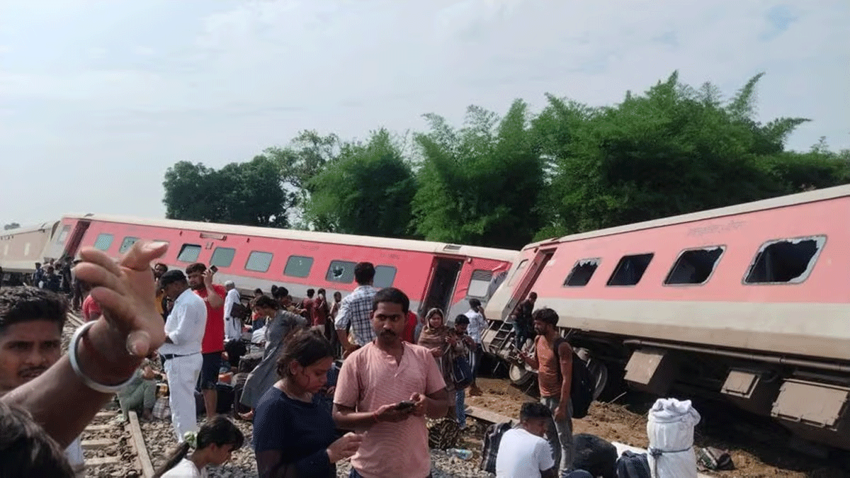 Chandigarh-Dibrugarh Express derails in UP, several coaches overturn