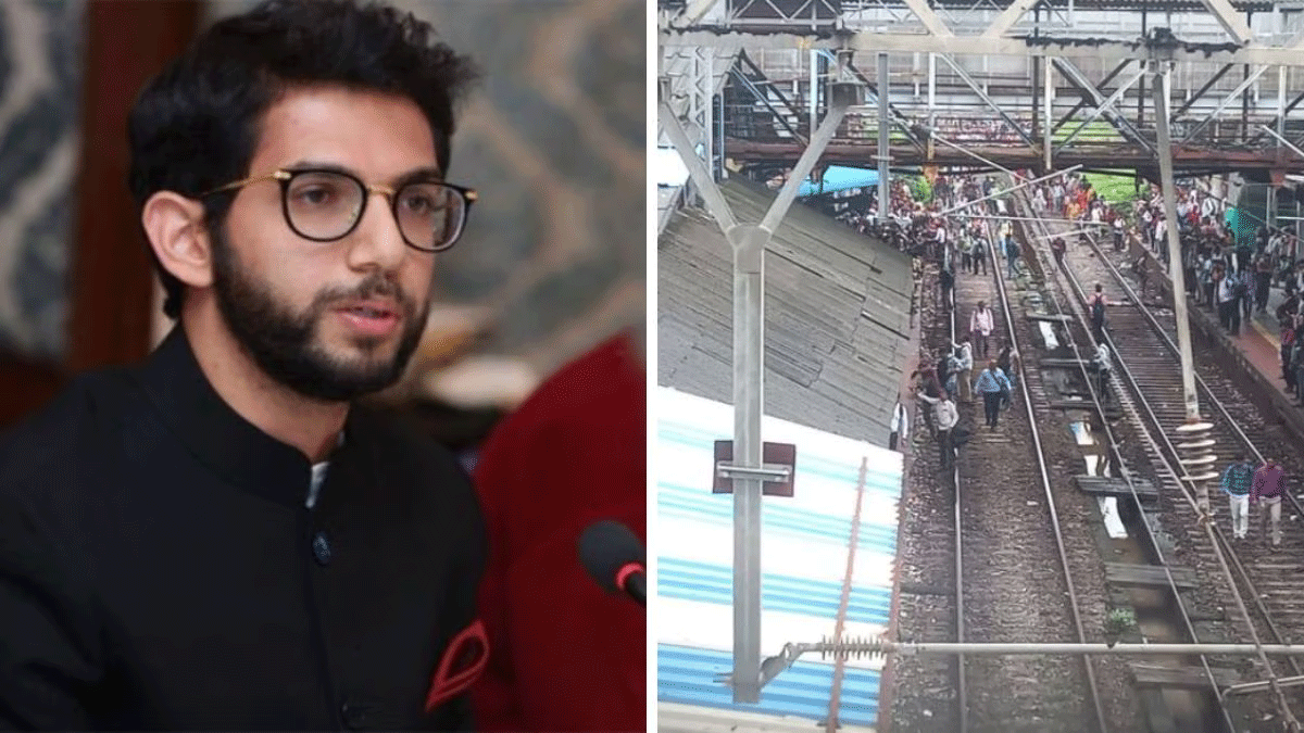 Mumbai: Aaditya Thackeray Slams India's Railway Ministry Over Visuals Of Commuters Walking On Railway Tracks