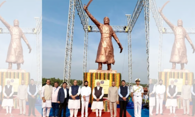 Maharashtra: 35-Ft Statue Of Chhatrapati Shivaji Maharaj Installed Last Year Collapses In Sindhudurg; Oppn Hits Out At Shinde Govt