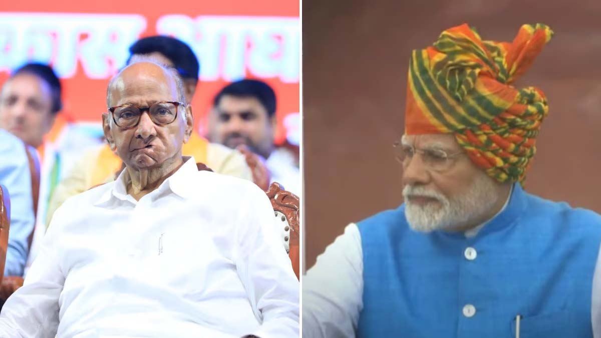 Maharashtra: NCP (SP) Chief Sharad Pawar Takes Jibe At PM Modi's 'One Nation, One Election' Pitch Made During Independence Day Address