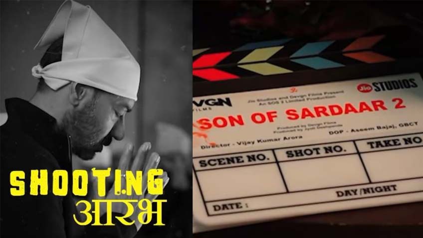 Ajay Devgn Shares BTS Video As He Begins Shoot Of Son Of Sardaar 2