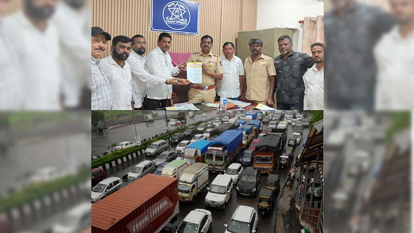 Rickshaw Taxi Driver Owners Association submitted a request letter to the Senior Police Commissioner Traffic Control to stop the long traffic jam