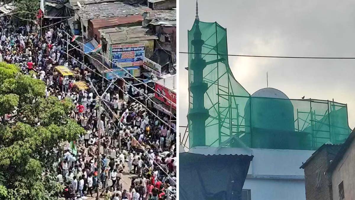 Mumbai: Demolition Of Illegal Portion Of Dharavi Mosque Underway After Massive Uproar