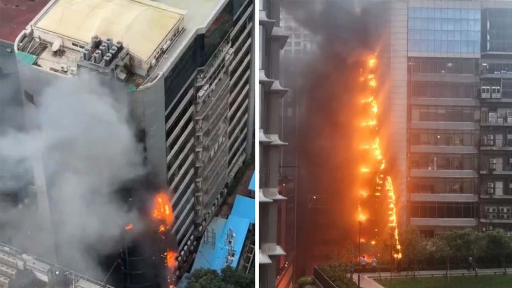 Mumbai: Major Fire Breaks Out At Times Tower In Lower Parel, 9 Fire Engines At Spot