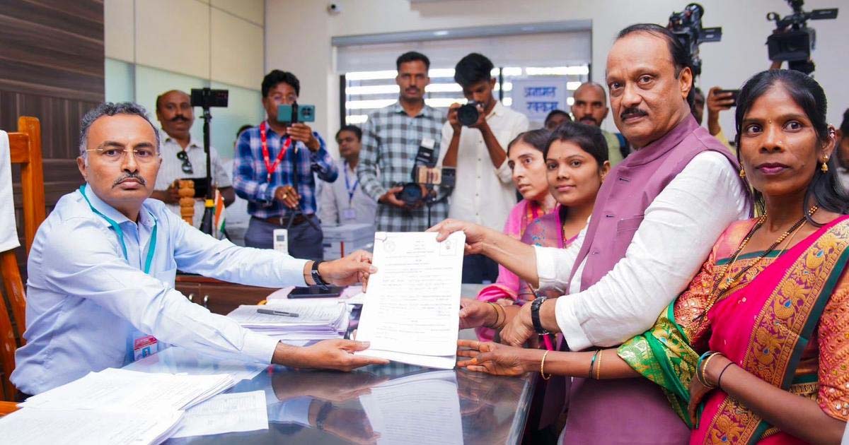 Maharashtra Assembly Elections 2024: Deputy CM Ajit Pawar Files Nomination Papers From Baramati Seat