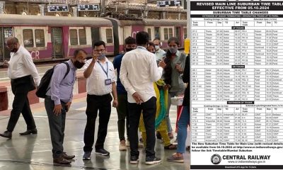 Mumbai Local Train Update: Central Railway's New Timetable Comes Into Effect; Check Full List Of Revised Timings & Stations