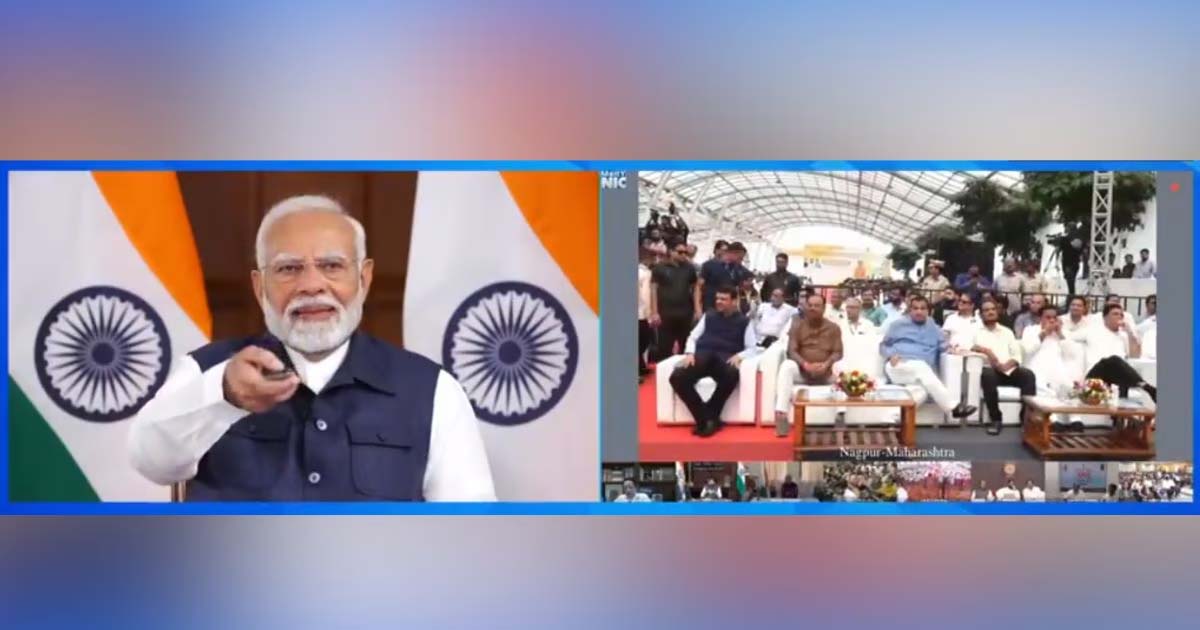 PM Narendra Modi Virtually Launches Projects Worth Rs 7600 Crore In Maharashtra