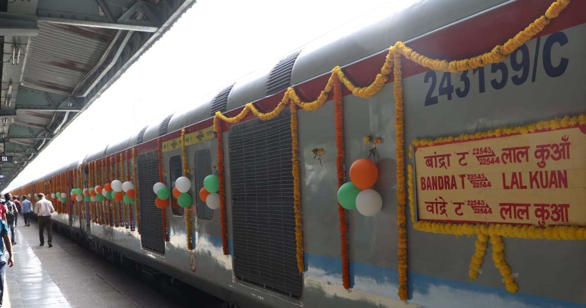 Bandra Terminus and Lalkuan by Western Railway Meanwhile, the launch of weekly superfast trains