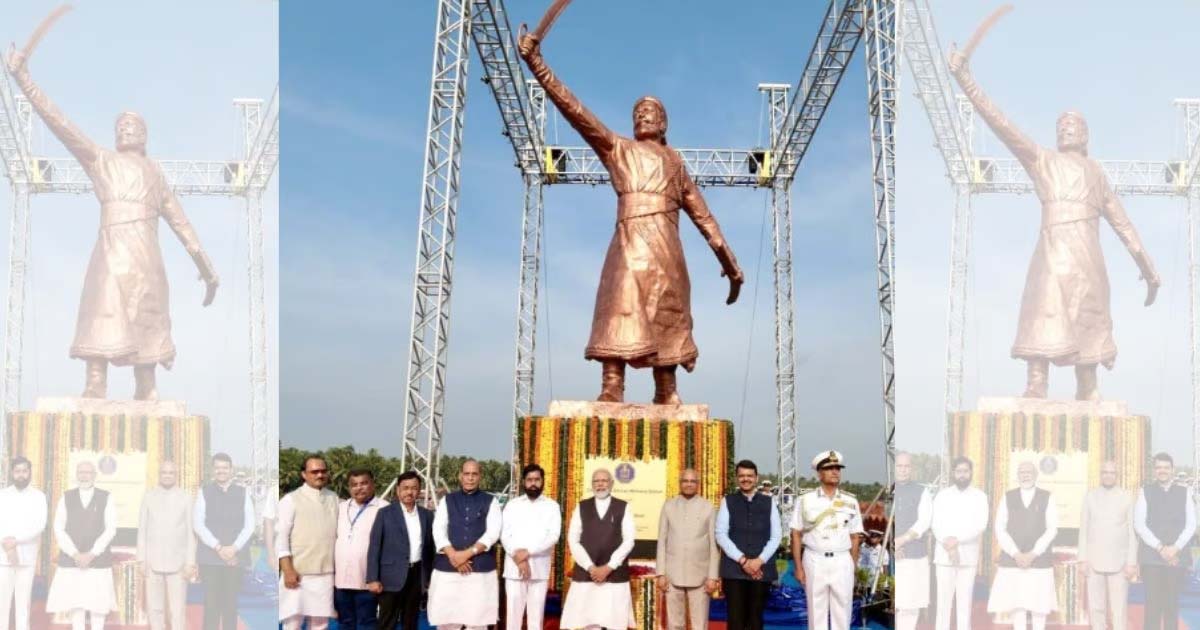 Chhatrapati Shivaji Maharaj Statue Collapse: Fabricator Who Had Used Substandard Materials During Construction Arrested From Uttar Pradesh